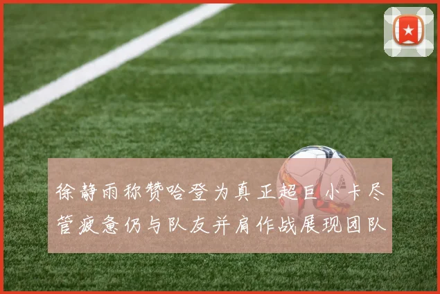 徐静雨称赞哈登为真正超巨小卡尽管疲惫仍与队友并肩作战展现团队精神